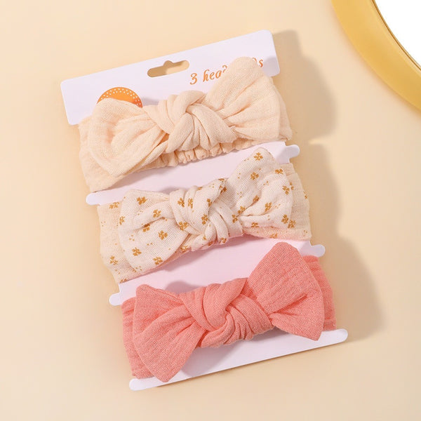 Princess Headband Set in peach